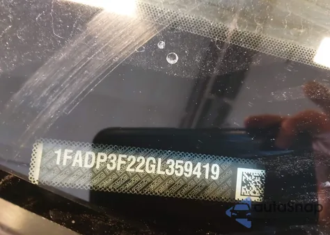 2016 Ford Focus Se from USA, damaged, VIN 1FADP3F22GL359419